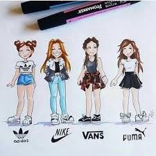 Which One Do You Like The Most Me Adidas Colinette Colin Adidas Kleidung Zeichnen Modeskizzen Kleider Zeichnen