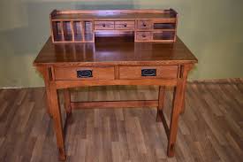 Mission Solid Quarter Sawn Oak 2 Drawer Library Table Desk Quarter Sawn White Oak Oak Desk White Oak Desk