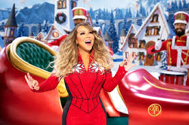 Pleased with her superb self, as she should be! Mariah Carey Talks Christmas Special Oh Santa With Ariana Grande Jennifer Hudson Billboard