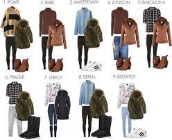 Backpack Europe In Winter Packing List And Travel Outfits Winter Travel Outfit Europe Outfits Travel Clothes Women