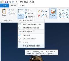 You will see that the white part of the selection is transparent. How To Make Background Transparent In Paint