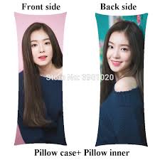 Satin body pillow cover luxury soft silk pillowcase full for bedding 20*54inch. Kpop Girl Long Size Soft Sleeping Pillow Red Velvet Irene Body Pillow Customize Gift Buy Cheap In An Online Store With Delivery Price Comparison Specifications Photos And Customer Reviews
