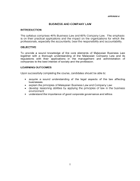 So the director should always act for the best interest of the company. 1 Business And Company Law Introduction The Syllabus
