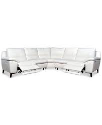 Generally, room size is the most important factor when choosing a leather sectional. Furniture Closeout Stefana 5 Pc Sectional Sofa With 2 Power Recliners Created For Macy S Reviews Furniture Macy S