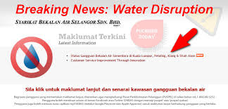 Sesama mara (#sesamamara) is the overarching theme for air selangor's corporate social responsibility (csr) programmes for 2020. Puchong Today Breaking News Water Disruption In These Facebook