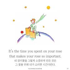 안녕하세요 실천하는 사람 박지민입니다 오늘은 어린왕자 명대사를 영어로 준비 해 보았어요 같이 어린 멋진 단어 명언 영감을 주는 인용구