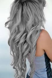 Ash Grey Curls Hair Styles Grey Hair Dye Hair Dye Shades
