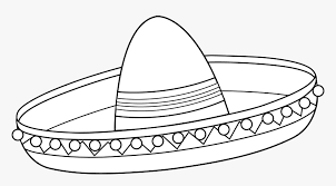 Trick or treat halloween by heather hinson. Mexican Hat Coloring Page Hd Png Download Kindpng