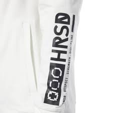 Kapuze mit kordelzug für verstellbare wärme. Reebok Ufc Fight Night Blank Walkout Hoodie White Fighters Europe Com