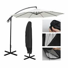 Protecting against rust, rain, dust and dew, the eyelets and nylon cords ensure for a snug and secure fit. Usa Large Offset Cantilever Parasol Umbrella Waterproof Cover Garden Patio Case Garden Patio Umbrellas Umbrella