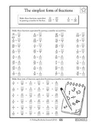 This video about how to figure equivalent fractions. Equivalent Fractions 4th Grade 5th Grade Math Worksheet Greatschools