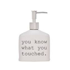 Black And White Check Soap Dispenser Funny Soap Dispenser You Know What You Touched Etsy In 2020 Funny Soap Dispenser Funny Soap Bathroom Soap Dispenser