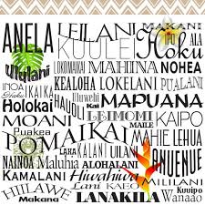Hawaiian Names And Meanings Perfect Days Hawaii Hawaiian Names Hawaiian Baby Girl Names Hawaiian Names And Meanings