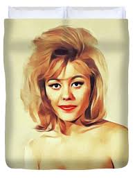 Margaret Nolan, Vintage Actress Bath Towel by Esoterica Art Agency