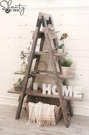 We left each step upholstered with the original leather decorated with gold tooling motifs in vintage conditions an assortment of wood step ladders is available at 1stdibs. 17 Ingenious Diy Vertical Ladder Planter Ideas For Container Gardeners Balcony Garden Web