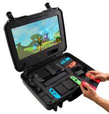 Nintendo Switch Portable Gaming Station With Built In Monitor Case Club Nintendo Switch Nintendo Switch Accessories Nintendo