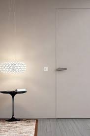 For a clean, contemporary look, create a door jamb, stop, and casing from one piece of wood. Doors Without Trim 41 Photos Entrance And Interior Design With A Hidden Box And Hinges Installation In The Bathroom