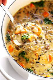 Cozy Autumn Wild Rice Soup Gimme Some Oven Recipe Fall Comfort Food Vegetarian Recipes Easy Vegetarian Recipes Healthy