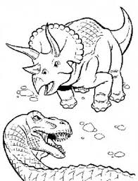 Dinosaur dan and the letter d. Triceratops Coloring Sheets