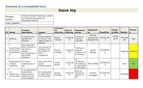 Here are the details to fill out: Project Issues Log Templates 6 Free Printable Word Excel Pdf Formats Forms Samples Examples