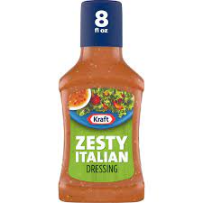Amazon.com : Kraft Zesty Italian Salad Dressing (8 fl oz Bottles, Pack of  9) : Grocery & Gourmet Food