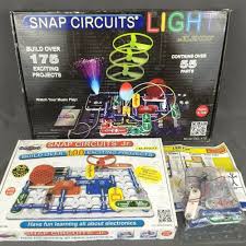 Lot Elenco Snap Circuits Scl 175 Lights Jr Scl 100 Led Fun Kits Missing Parts Snapcircuits Snap Circuits Fun Learning Circuit