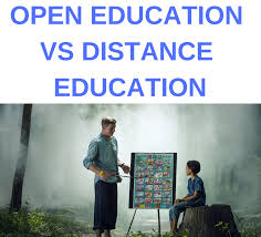 What Is The Difference Between Open Learning And Distance Learning Open Learning Is A Philosophy And Dis Open Education Distance Education Education In India