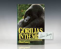 Gorillas In the Mist Dian Fossey First Edition Signed