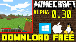 Minecraft classic is playable online as an html5 game, therefore no download is necessary. Download First Survival Minecraft 0 30 Alpha Pc Free Windows Mac Linux