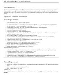 cashier resume samples in ms word