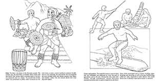 Arctic coloring pages featuring plants and animals including a blue whale, polar bear mother and cub, and a snowy owl. Story Of Hawaii Coloring Book Dover History Coloring Book Green Y S 0800759405657 Amazon Com Books