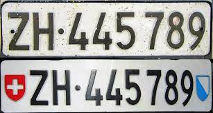 Ai sensi del regolamento ce n. Targhe D Immatricolazione Della Svizzera Wikipedia