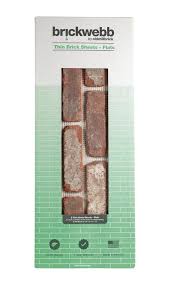 Castle gate thin brick is made from genuine kiln fired clay brick that is cut thin. Brickwebb Thin Brick Sheets 8 7 Sq Ft At Menards