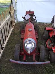 1951 Graveley Lawnand Garden Tractor The Front End Is A Studebaker Fender Just A Car Guy Lawnmower Tractors Garden Tractor Garden Tractor Pulling