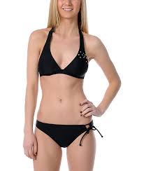 Malibu Dream Girl Black Studded Bikini Bottom Zumiez