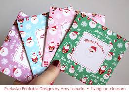 Over thanksgiving break i had fun drawing some cute santa illustrations to get ready for christmas! Free Printable Christmas Gift Card Holder Easy Diy Gift Idea