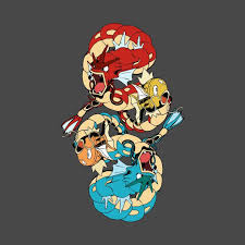 Maybe you would like to learn more about one of these? Magikarp Gyarados Pokemon Tattoo Gyrados Pokemon Pokemon Drawings
