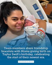 It's a love story! 🫶🏻 For the second year, Swifties at AdventHealth for  Women handcrafted friendship bracelets for the fearless moms who welcomed  babies