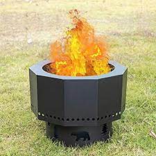 Square steel fire pit insert. Smokeless Bonfire Pit Wood Burning Fire Pits For Outside Portable Fire Pit For Camping With Carry Bag Amazon In Home Improvement