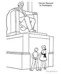 Although thomas lacked formal education, he was an excellent farmer and carpenter, and often times served as a member of the jury. Lincoln Memorial Coloring Page Coloring Home