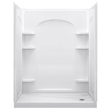 Buy shower stalls & kits and get the best deals at the lowest prices on ebay! Sterling Ensemble 32 In X 60 In X 74 1 2 In Shower Stall In White 72180120 0 The Home Depot
