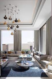 Ham Villa Dubai Modern Luxury Interior Modern Classic Living Room Modern Living Room Lighting