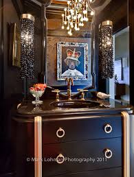 Sep 29, 2020 · in today's take on hollywood regency, the overall glitz is dialed down a notch or two, but the glamour remains. Hollywood Regency Powder Bathroom Modern Powder Room Orange County By Plural Design Inc Houzz Au