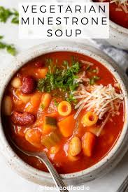 Vegetarian Minestrone Soup Recipe Vegetarian Minestrone Soup Minestrone Soup Italian Recipes