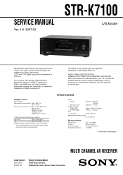 Playstation 5 storage expansion slot mike meyers/sony. How To Unlock My Str K7100 Receiver Sony Str K7100 Support