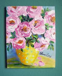 Original Painting Canvas Art 11 X 14 Fine Art By Elaine Cory Etsy Art Painting Oil Fine Art Painting Abstract Floral Paintings