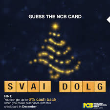 Plus you get 1% cash back for all purchase made using the card. Ncb Jamaica On Twitter Unscramble This To Get A Popular Ncb Credit Card Rt When You Find The Answer Hint You Can Get Up To 6 Cash Back When You Make Purchases
