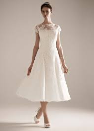 This Is Nice Style Cmk513 Oleg Cassini At Davids Bridal Wedding Dress Cap Sleeves Short Wedding Dress Tea Length Wedding Dress
