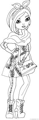 Raven queen way too wonderland playset ever after high. Ever After High Coloring Pages Tv Film Ever After High Free Printable 2020 02701 Coloring4free Coloring4free Com