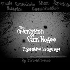Cremation Of Sam Mcgee Figurative Language Activity Figurative Language Teaching Poetry Middle School Reading